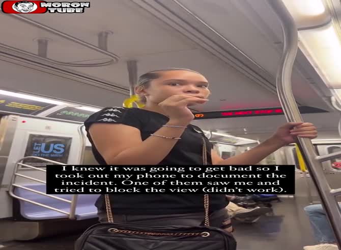Video :An Asian family was attacked in a subway in New York